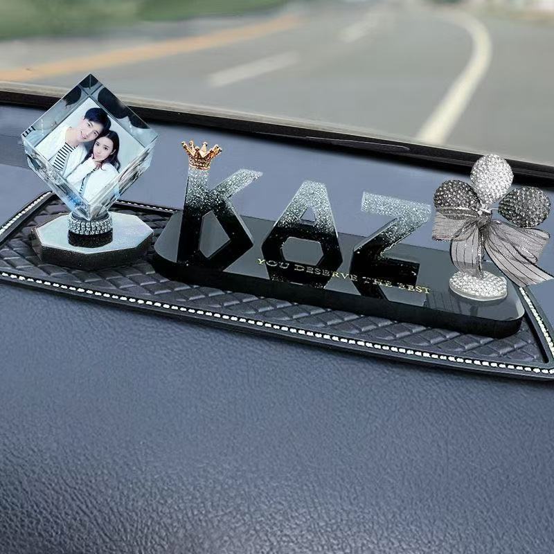 Unique Car Accessories for Men/Women - Upload Photo & Choose Letters Design Free Shipping