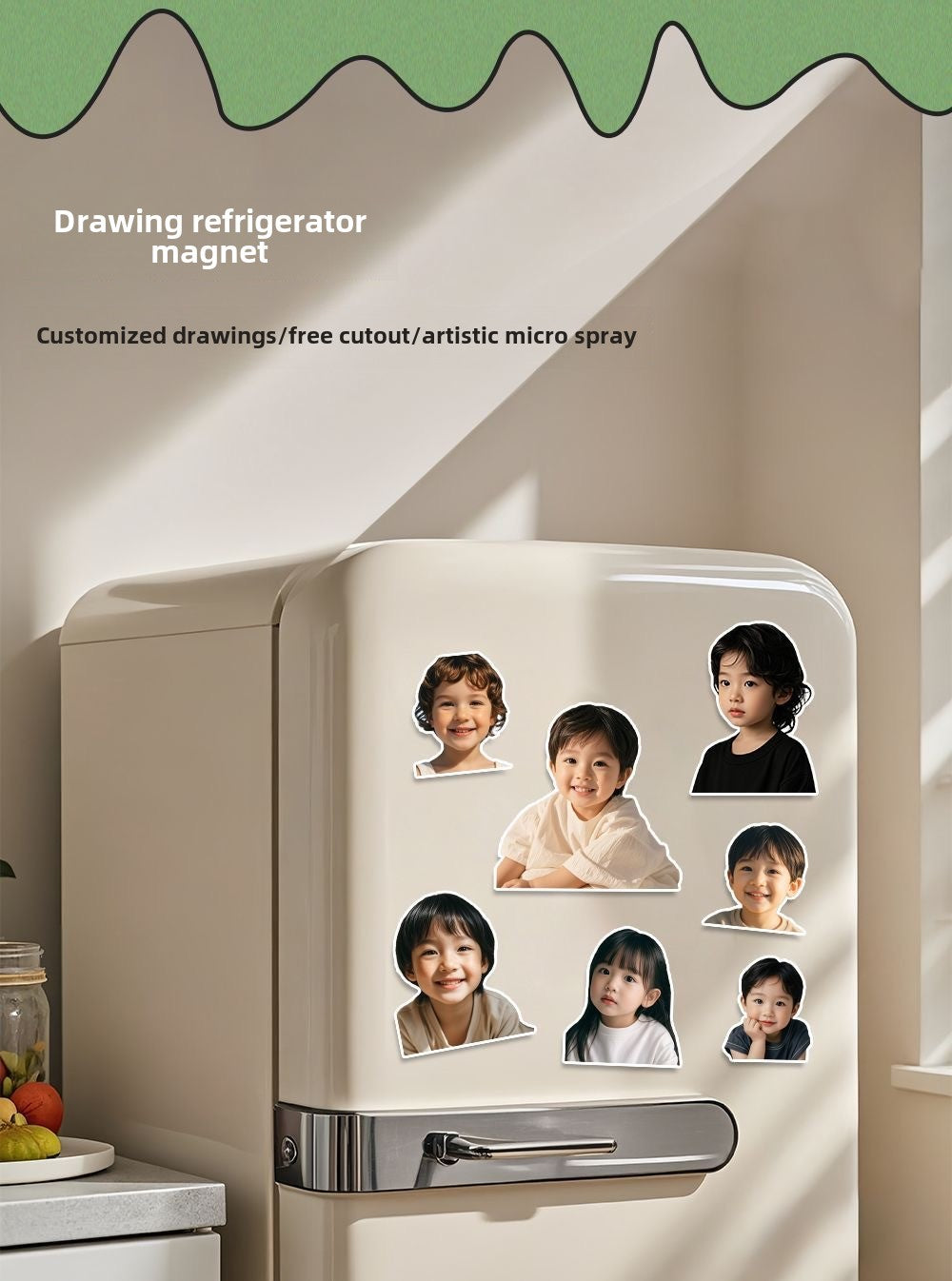 Custom Photo Fridge Magnets | DIY your design and photo – Free Shipping Worldwide