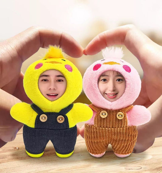 3D Sculpted Photo Keychain – Engraved Pet or Family Avatar, Global Shipping