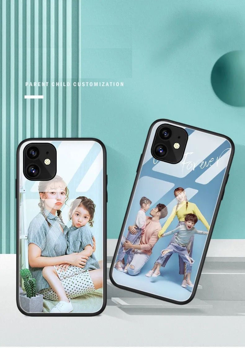 Funda personalizada para iPhone 15/14/13/12 con tu foto: funda duradera y personalizada | Impresión HD, diseño a prueba de golpes + envío gratis