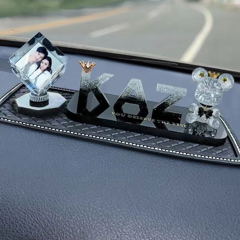 Unique Car Accessories for Men/Women - Upload Photo & Choose Letters Design Free Shipping