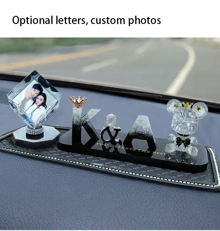 Unique Car Accessories for Men/Women - Upload Photo & Choose Letters Design Free Shipping