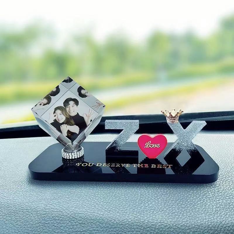 Unique Car Accessories for Men/Women - Upload Photo & Choose Letters Design Free Shipping