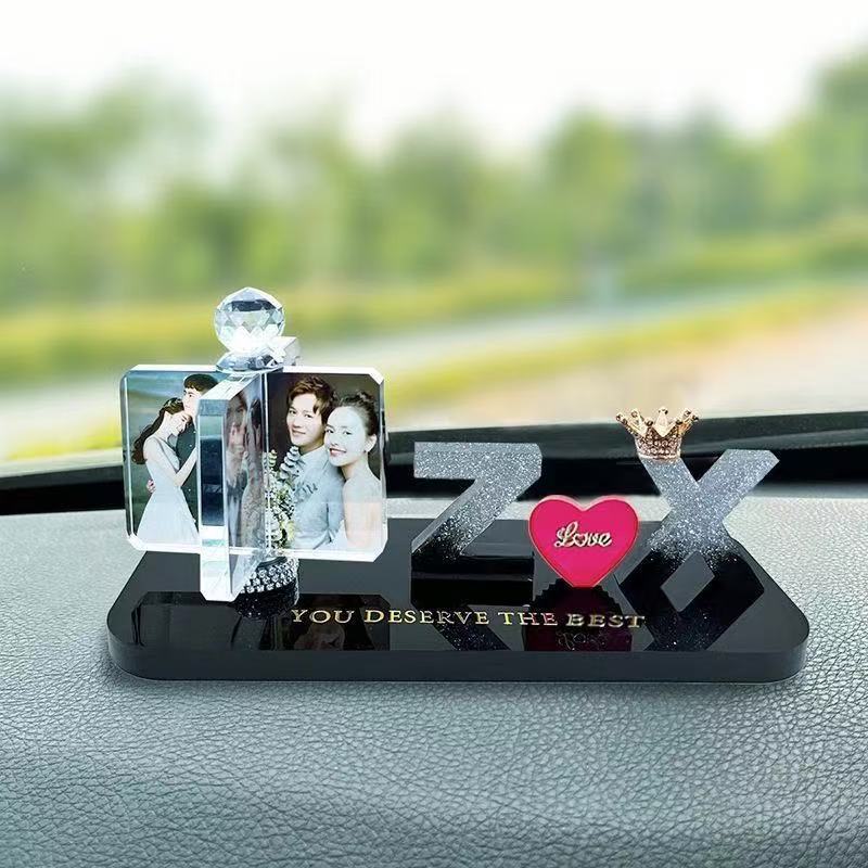 Unique Car Accessories for Men/Women - Upload Photo & Choose Letters Design Free Shipping