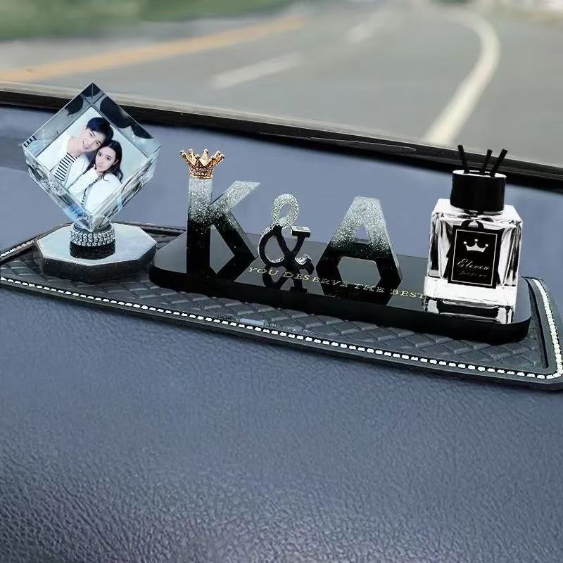 Unique Car Accessories for Men/Women - Upload Photo & Choose Letters Design Free Shipping