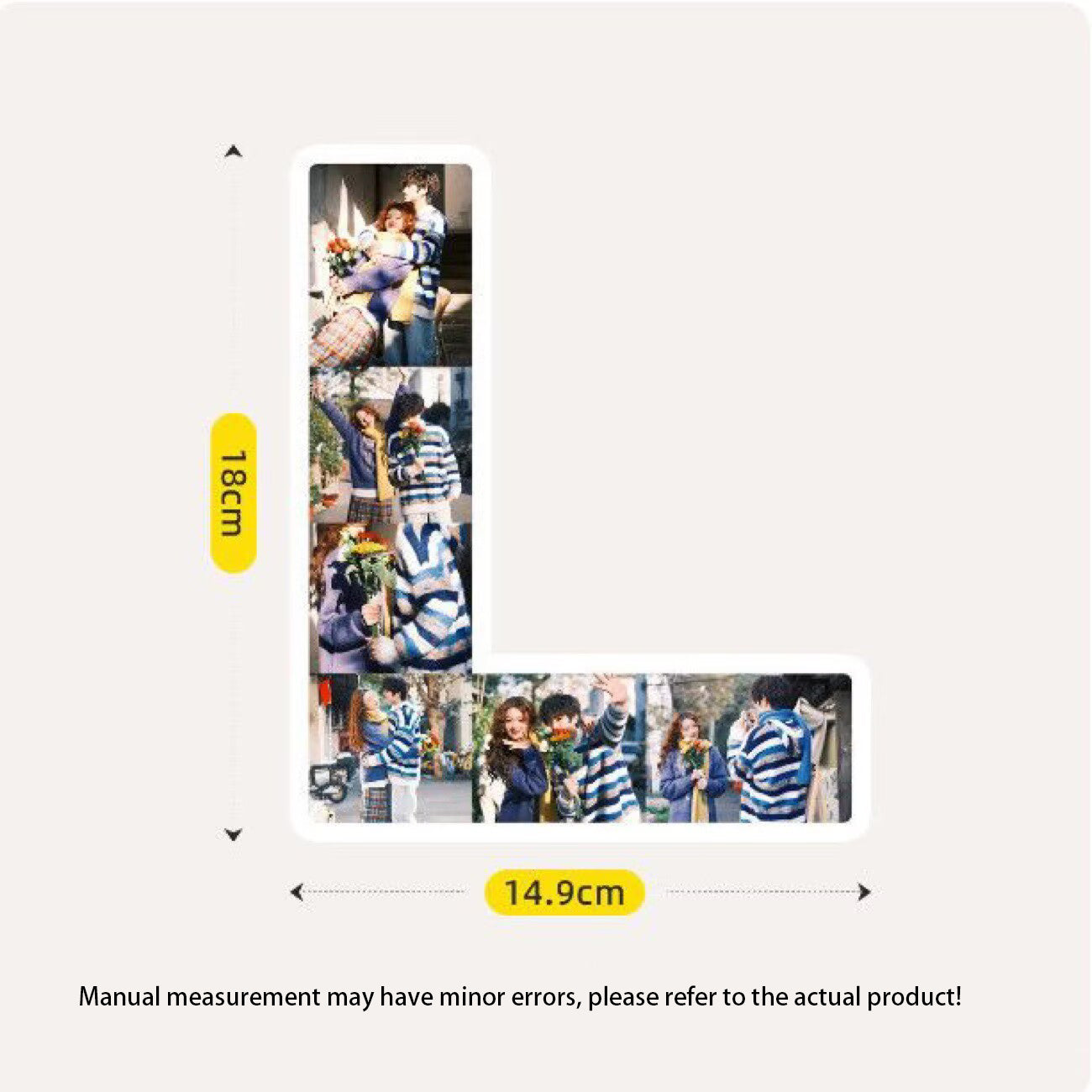 Custom Letter Photo Frame - Customize the A-Z letters with your photos to create personalized wall or desktop decoration