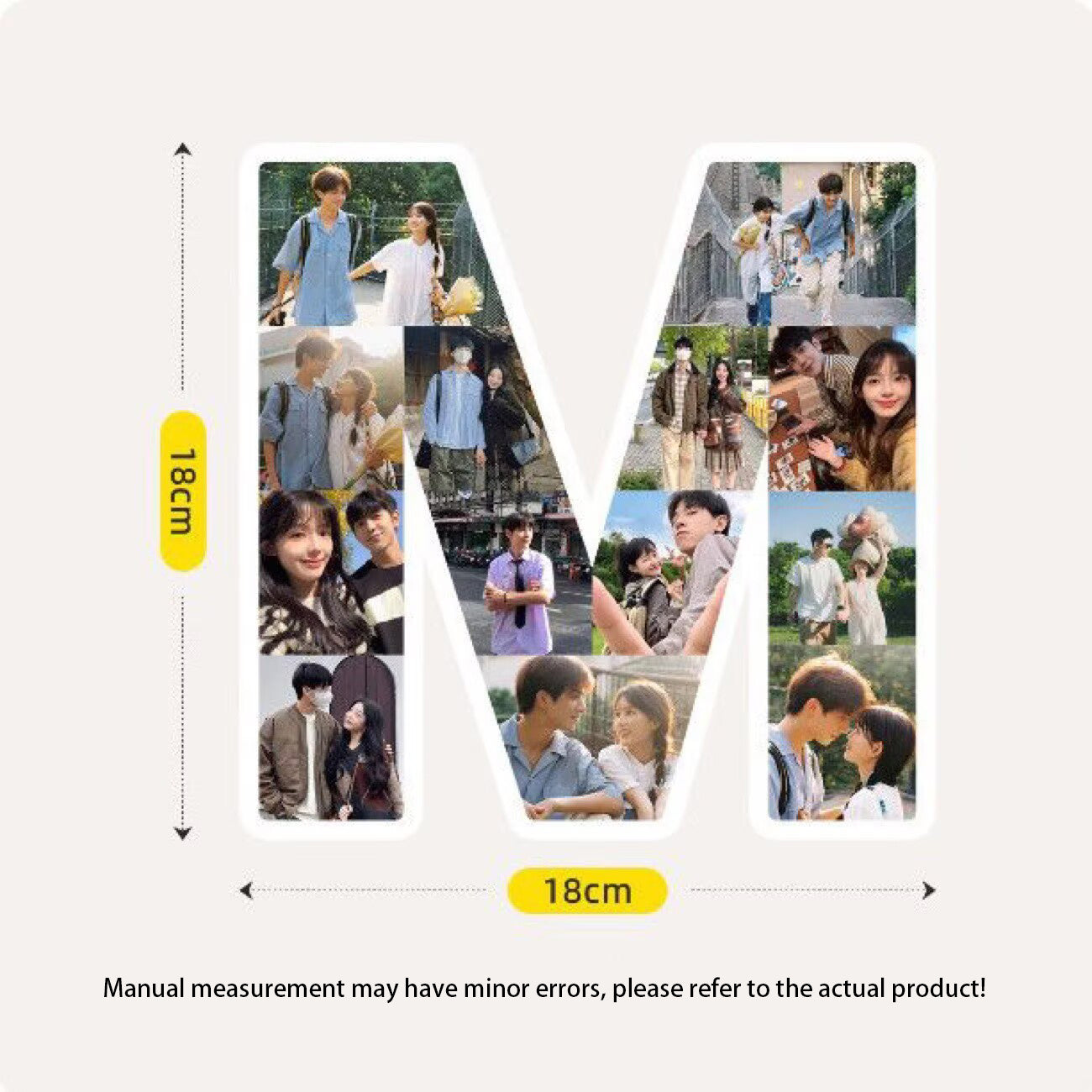 Custom Letter Photo Frame - Customize the A-Z letters with your photos to create personalized wall or desktop decoration