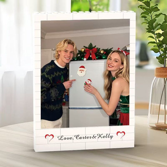 Custom Image Building Blocks: Unique Photo Gift for Couple/Family