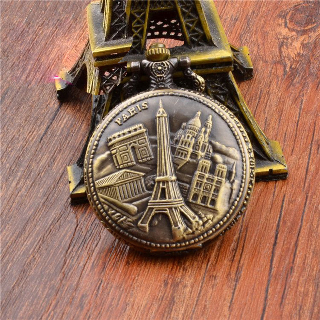 Personalized 46mm Pocket Watch - Vintage Style with Photo, Free Shipping