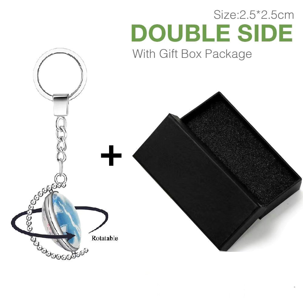 Personalized Double-Sided Picture Keychain - Custom Couples, Family & Pet Keepsake Gift