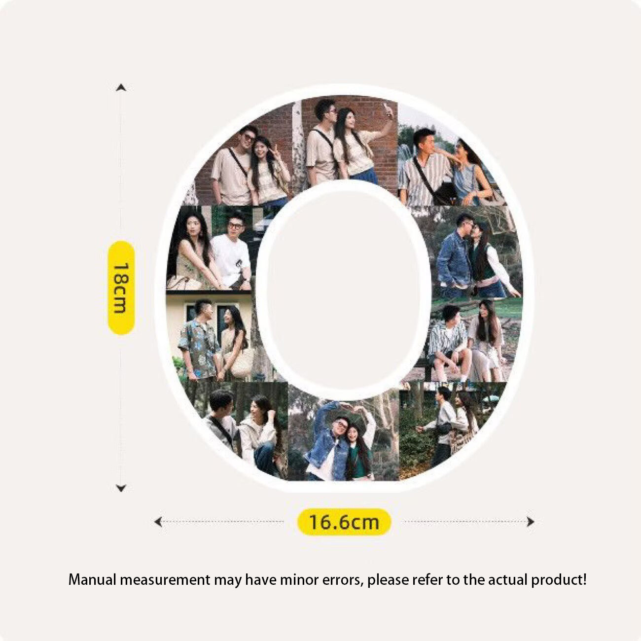 Custom Letter Photo Frame - Customize the A-Z letters with your photos to create personalized wall or desktop decoration